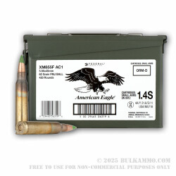 420 Rounds of 5.56x45 XM855 Ammo by Federal Packed in Military Ammo Can - 62gr FMJ