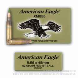 420 Rounds of 5.56x45 XM855 Ammo by Federal Packed in Military Ammo Can - 62gr FMJ