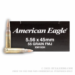 5.56x45 Federal XM193 Ammo In Stock