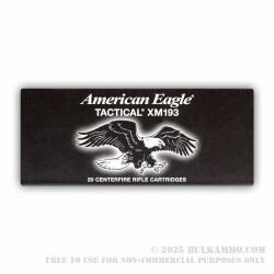 5.56x45 Federal XM193 Ammo In Stock