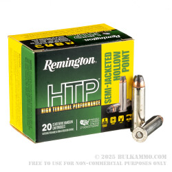 20 Rounds of .357 Mag Ammo by Remington HTP - 110gr SJHP