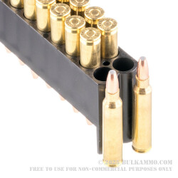 20 Rounds of .223 Ammo by Nosler Defense Ammunition - 64gr Bonded Flat Base SP