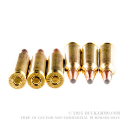 20 Rounds of .223 Ammo by Nosler Defense Ammunition - 64gr Bonded Flat Base SP