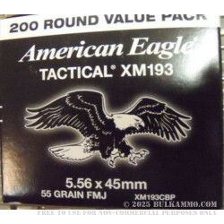 200 Rounds of .223 Ammo by Federal - 55gr FMJ