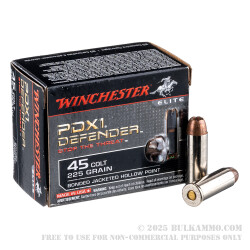 20 Rounds of .45 Long-Colt Ammo by Winchester - 225gr JHP