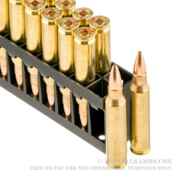 20 Rounds of 5.56x45 Ammo by Hornady - 55gr GMX