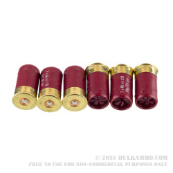 25 Rounds of 12ga Ammo by Aguila Minishell - 5/8 ounce #1 & #4 buck