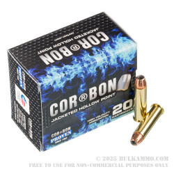 20 Rounds of .357 Mag Ammo by Corbon - 125gr JHP