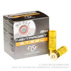 250 Rounds of 20ga Ammo by NobelSport - 7/8 ounce #7 steel shot