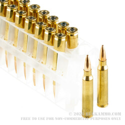 20 Rounds of .223 Ammo by Federal Gold Medal - 73gr Berger BTHP