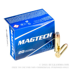 20 Rounds of .500 S&W Mag Ammo by Magtech - 325gr SJSP-Flat