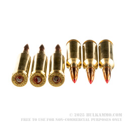 20 Rounds of 6mm Creedmoor Ammo by Black Hills Gold - 103gr ELD-X