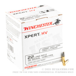 5000 Rounds of .22 LR Ammo by Winchester - 36gr LHP