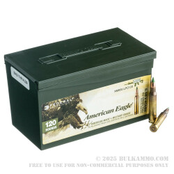 600 Rounds of 5.56x45 Ammo by Federal Eagle - 62gr FMJ XM855