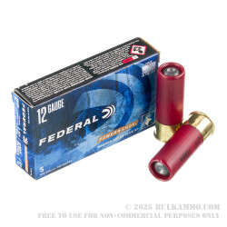 250 Rounds of 12ga Ammo by Federal Power-Shok - 1-1/4 ounce rifled HP slug