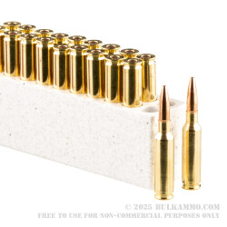 200 Rounds of 6.5 Creedmoor Ammo by Winchester USA Ready - 125gr OT