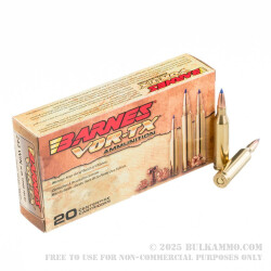 20 Rounds of .243 Win Ammo by Barnes - 80gr TTSX