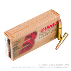 20 Rounds of 30-30 Win Ammo by Barnes - 150gr TSX