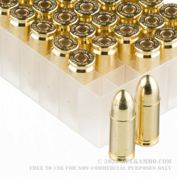 50 Rounds of 9mm Ammo by Fiocchi Perfecta - 115gr FMJ