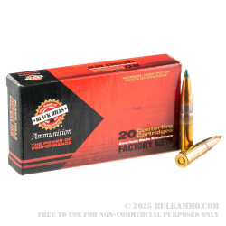 20 Rounds of .300 AAC Blackout Ammo by Black Hills Ammunition - 125gr TMK