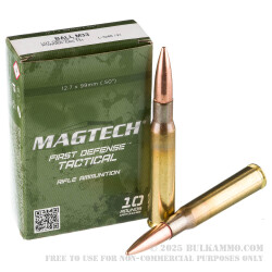 100 Rounds of .50 BMG Ammo by Magtech - 624gr FMJ