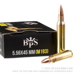 1500 Rounds of 5.56x45 Ammo by BPS - 55gr FMJ 1500 Rounds of 5.56x45 Ammo by BPS - 55gr FMJ