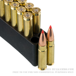 20 Rounds of .300 AAC Blackout Ammo by Ammo Inc. - 110gr V-MAX