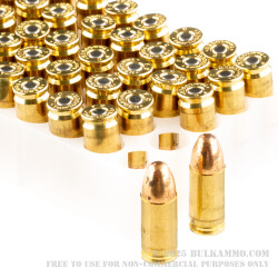 50 Rounds of 9mm Ammo by Federal - 124gr FMJ