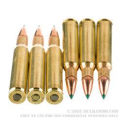 200 Rounds of 30-06 Springfield Ammo by Remington Core-Lokt Tipped - 165gr Polymer Tipped