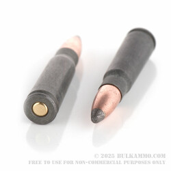 20 Rounds of 7.62x39mm Ammo by Brown Bear - 125gr SP