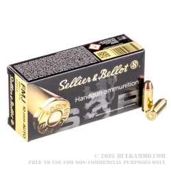 1000 Rounds of 10mm Ammo by Sellier & Bellot - 180gr FMJ