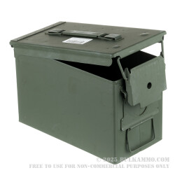 12 Brand New Mil-Spec 50 Cal M2A1 Green Ammo Cans