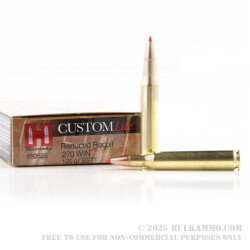 20 Rounds of .270 Win Ammo by Hornady - 120gr SST