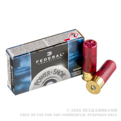 250 Rounds of 12ga Ammo by Federal Power Shok -  00 Buck