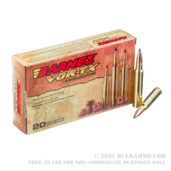 20 Rounds of .338 Win Mag Ammo by Barnes - 225gr TTSX