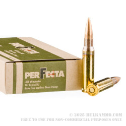 400 Rounds of .308 Win Ammo by Fiocchi PerFecta - 147gr FMJ