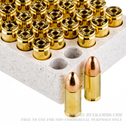 50 Rounds of 9mm Ammo by Winchester - 124gr FMJ