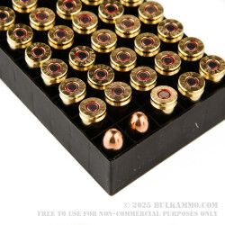 50 Rounds of 9mm Ammo by PMC eRange - 115gr EMJ-NT