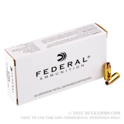 50 Rounds of .40 S&W Ammo by Federal - 155gr JHP