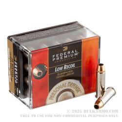 200 Rounds of .38 Spl Ammo by Federal Hydra-Shok Low Recoil - 110gr JHP