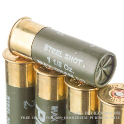 12 ga - 2-3/4" - 1 1/8 oz. - Steel #2 Shot - High Velocity Magnum Steel Load - PMC - 250 Rounds