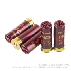 25 Rounds of 12ga Ammo by Federal High Over All - 1 ounce #7 1/2 shot