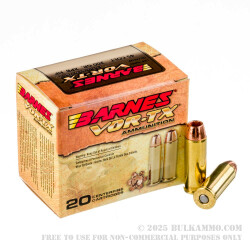 20 Rounds of .45 Long-Colt Ammo by Barnes - 200gr XPB HP