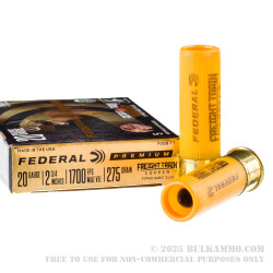 50 Rounds of 20ga Ammo by Federal Freight Train Copper - 275gr Sabot Slug