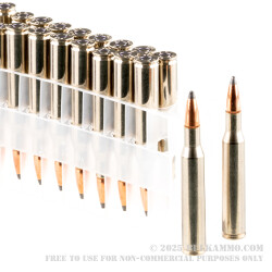 20 Rounds of .270 Win Ammo by Federal Vital-Shok - 130gr Nosler Partition SP