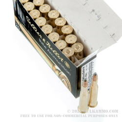 20 Rounds of 5.6x52mm Rimmed Ammo by Sellier & Bellot - 70gr SP