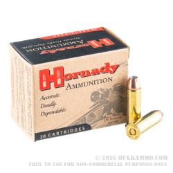 20 Rounds of .44 Mag Ammo by Hornady - 200gr JHP