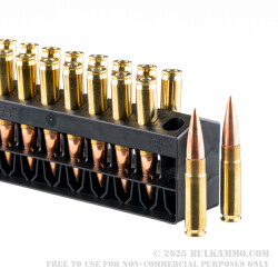 200 Rounds of .300 AAC Blackout Ammo by Barnes Precision Match - 125gr OTM BT