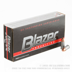 50 Rounds of .32 ACP Ammo by Blazer - 71gr FMJ