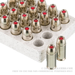 20 Rounds of .40 S&W Ammo by Winchester USA Ready Defense - 170gr JHP